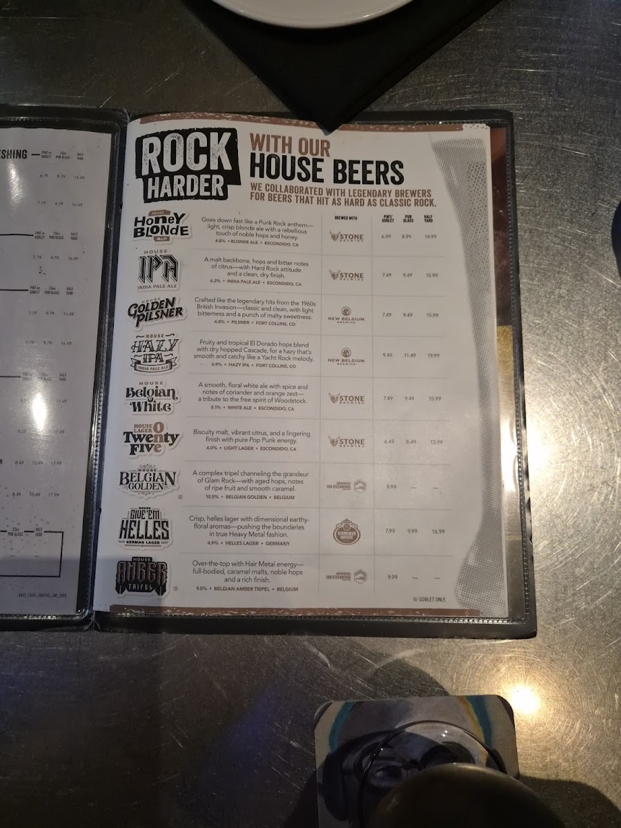 Menu Yard House-9